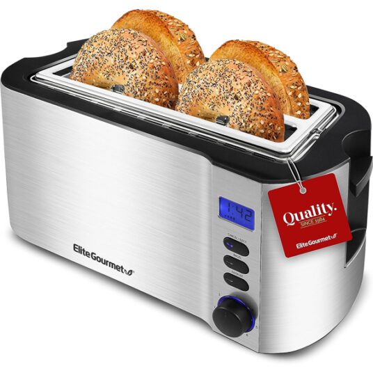 Elite Gourmet 4-slice toaster for $31