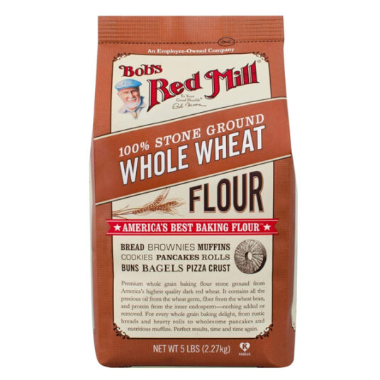 Bob’s Red Mill 5-pound whole wheat flour for $4