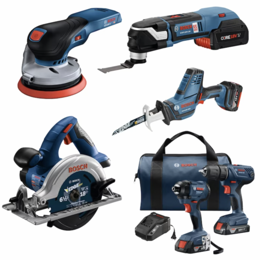 Today only: Bosch 6-tool kit for $425