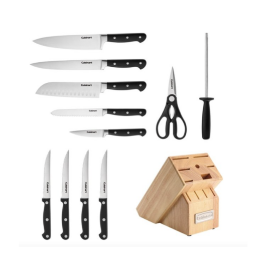 Today only: Cuisinart Classic 12-piece Triple Rivet Cutler block set for $50