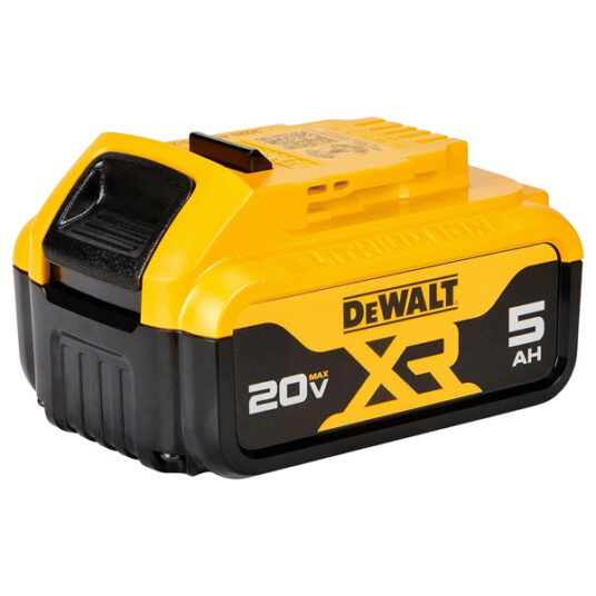 Dewalt 20V Max XR 5.0Ah lithium-ion battery for $70