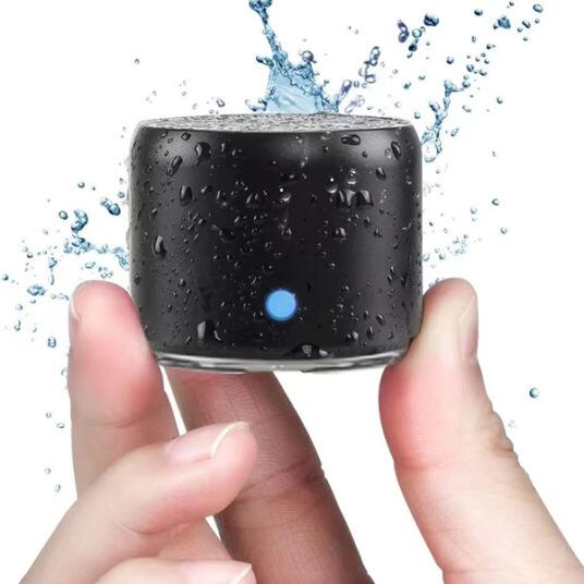 Ewa portable waterproof mini Bluetooth speaker for $18