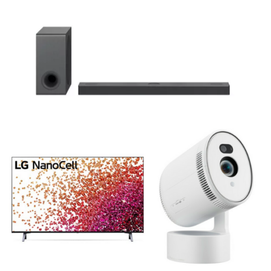 LG home entertainment favorites from $280