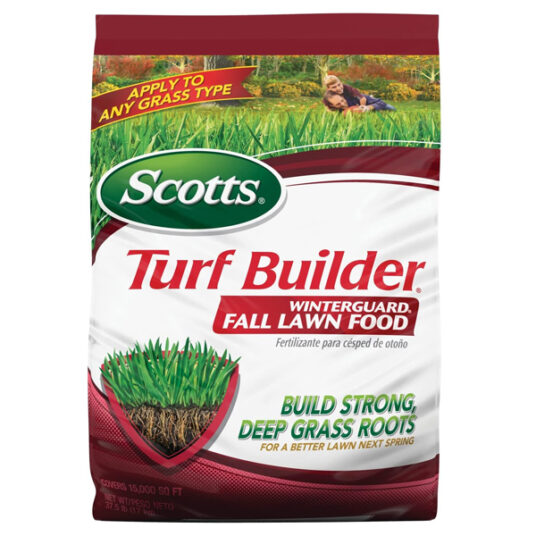 Scotts Turf Builder WinterGuard Fall Lawn fertilizer for $46