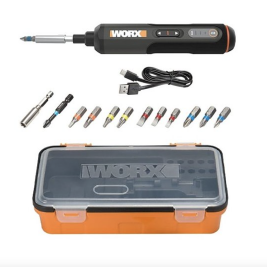 Today only: Worx 4-Volt 1/4-in cordless screwdriver for $24
