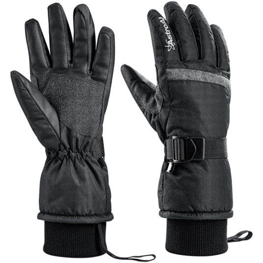 AstroAI winter snow ski gloves for $10