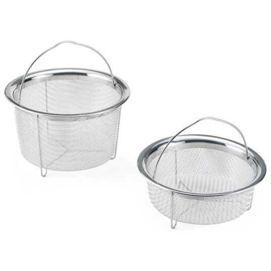 Instant Pot Official set of 2 mesh steamer baskets for $14