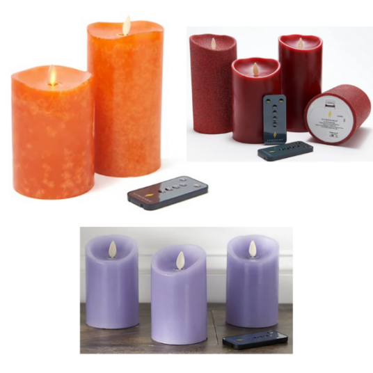 Luminara flameless candles and lanterns from $25