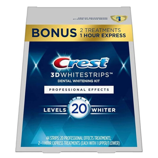 Prime members: Crest 3D Whitestrips 44-strip teeth whitening kit for $30