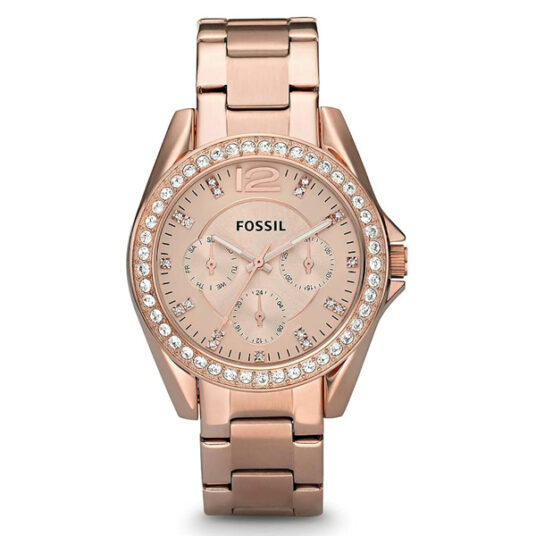 Prime members: Fossil Riley women’s multifunction watch for $70
