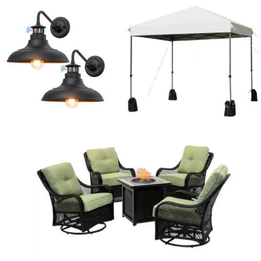 Today only: Save on outdoor seating, dining & lighting