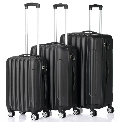Zimtown 3-piece nested spinner suitcase luggage set for $115