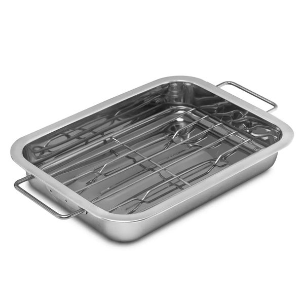 Sedona 12-inch roasting pan with rack for $9