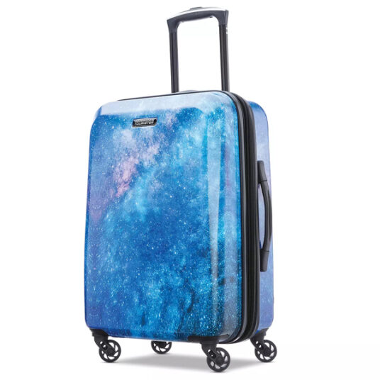 American Tourister Burst Max hardside spinner luggage for $68