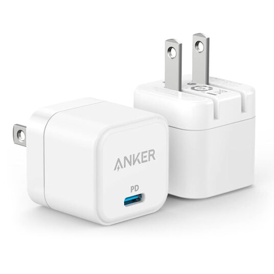 Anker PowerPort III 20W cube charger 2-pack for $14