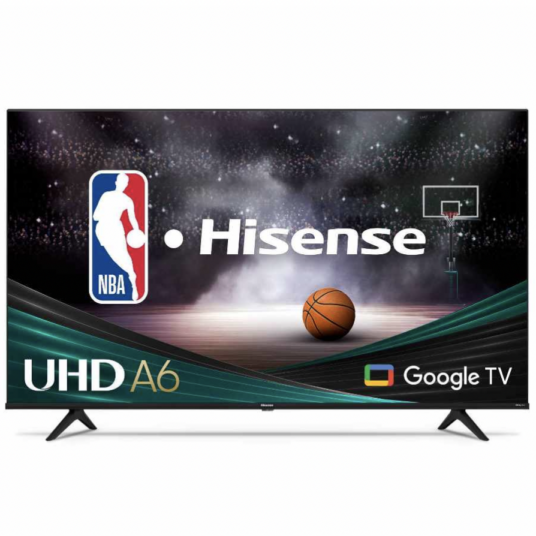 Hisense 55″ Class A6 Series 4K UHD Smart Google TV for $200