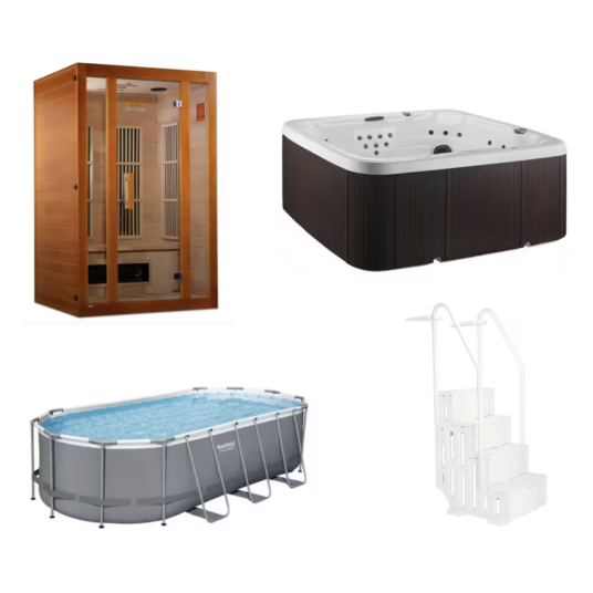 Today only: Up to 40% off hot tubs, saunas, pools and more