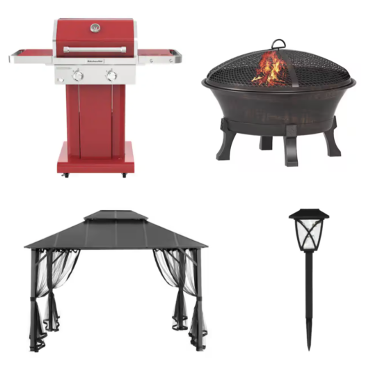 Today only: Take up to 50% off patio furniture, grills and decor