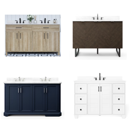Today only: Take up to 50% off select bathroom vanities