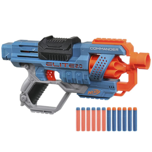 Nerf Elite 2.0 Commander RC-6 blaster with darts for $6