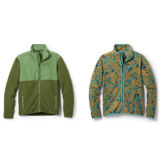 REI Co-op men’s and women’s Trailmade fleece jacket for $36