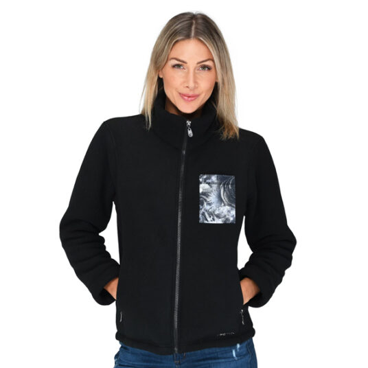 SkiGear women’s fleece Birch printed jacket for $16