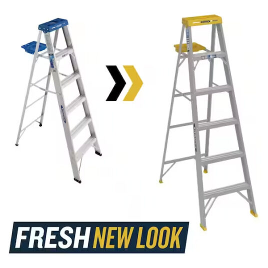 Werner 6-foot Type 1 aluminum step ladder for $40