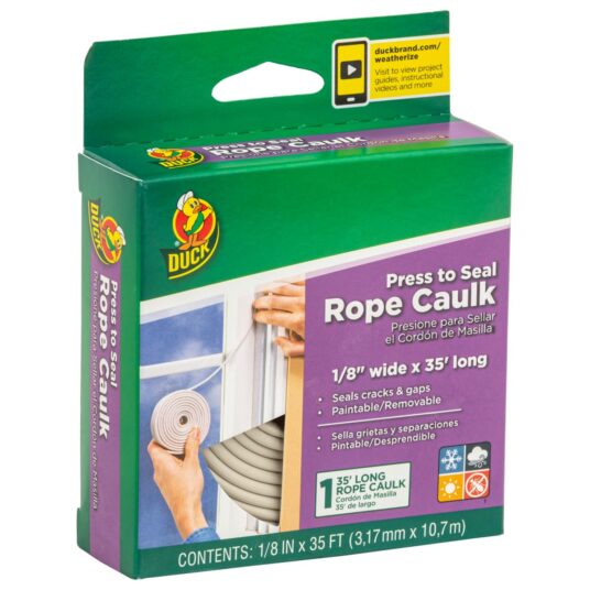 35-foot Duck Brand Press to Seal rope caulk for $3