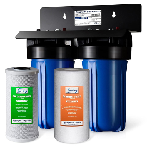 iSpring WGb21B 2-stage whole house water filtration system for $127