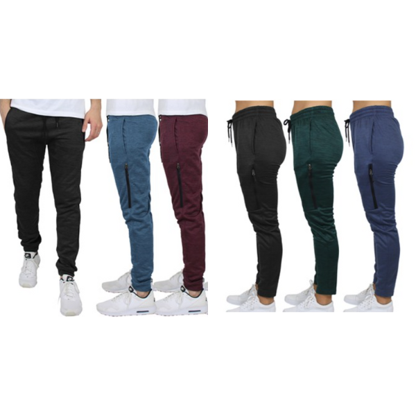 3-pack of men’s or women’s joggers for $20 at Woot