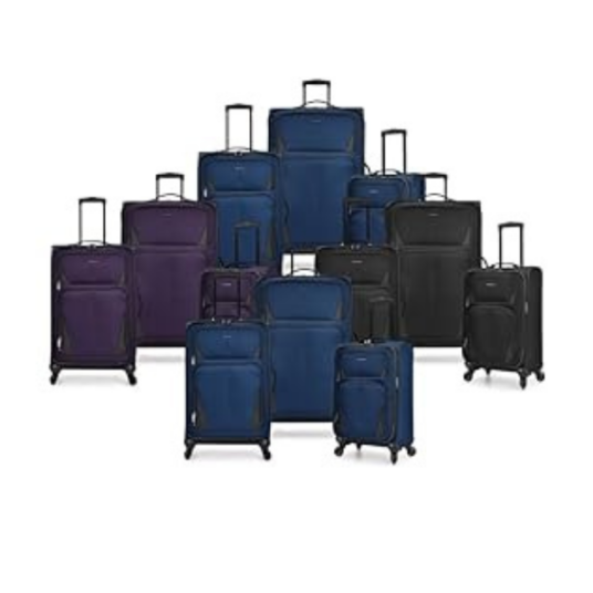 Today only: U.S. Traveler Aviron Bay expandable softside 3-piece luggage set for $60