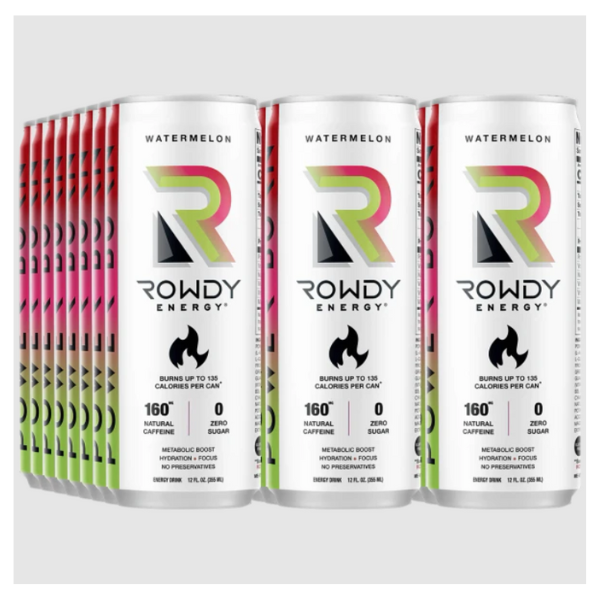 Today only: 24-pack Rowdy Power Burn energy drinks for $26 shipped