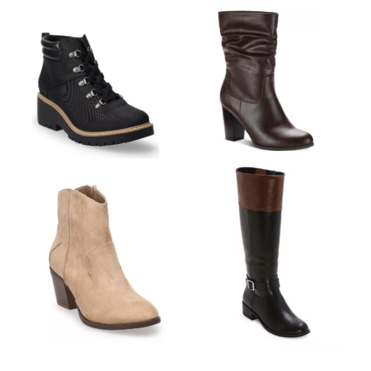 Women’s boots from $16 for Cyber Monday