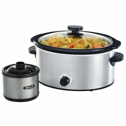 Today only: Bella 5-qt. slow cooker with dipper for $20