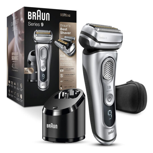 Braun Series 9 9370cc rechargeable shaver with charger for $200