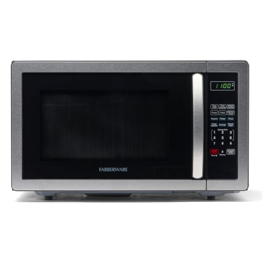 Faberware countertop microwave with child lock for $89