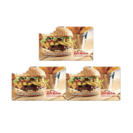 Today only: $150 in Red Robin gift cards for $115