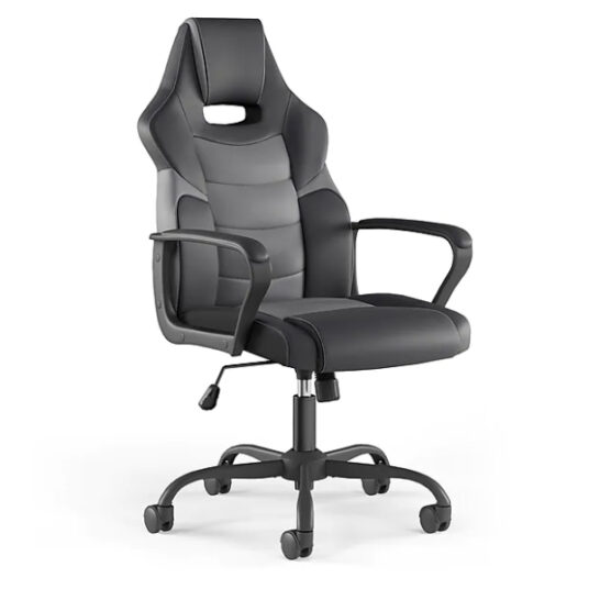 Staples Emerge Vector Luxura faux leather gaming chair for $50