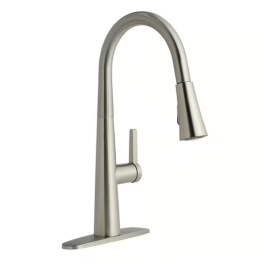 Today only: Allen + Roth single handle pull-down kitchen faucet for $59