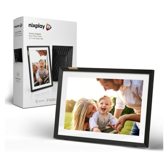 Nixplay digital touch screen picture frame for $110