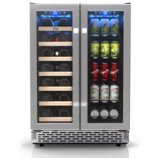 Today only: TCL 20-bottle capacity stainless steel dual zone cooler for $499