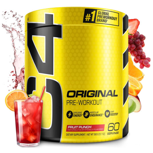 C4 60-serving original pre-workout powder with creatine for $31