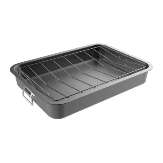 Classic Cuisine heavy-duty nonstick roasting pan for $12