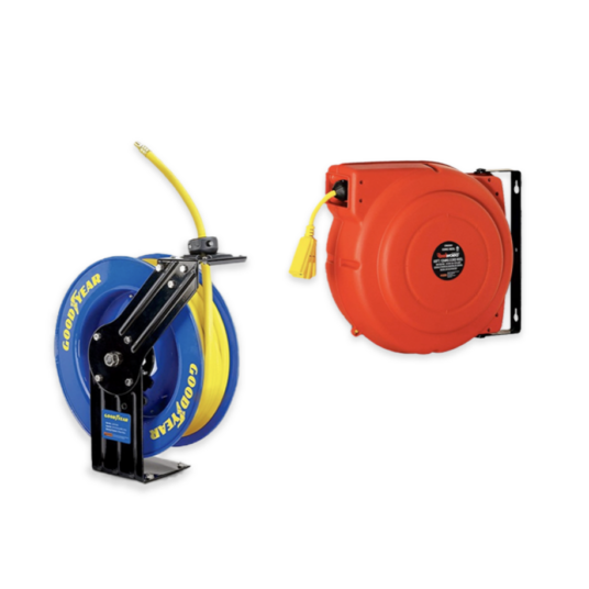 Cord & air hose reels from $60 at Woot