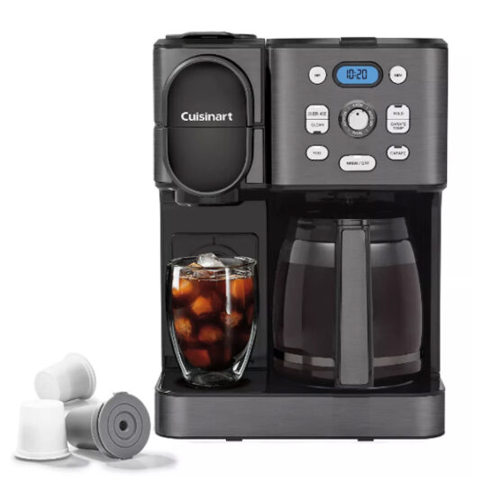 Cuisinart 12-cup coffee maker with single serve brewer for $160