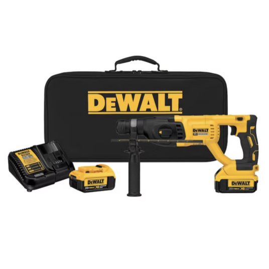 Today only: Dewalt 20-volt Max 1-in Sds-plus cordless rotary hammer drill for $249
