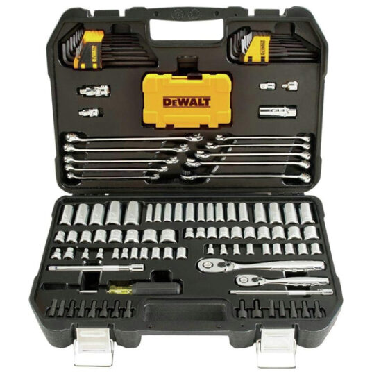 Dewalt 142-piece mechanics tools kit and socket set for $99