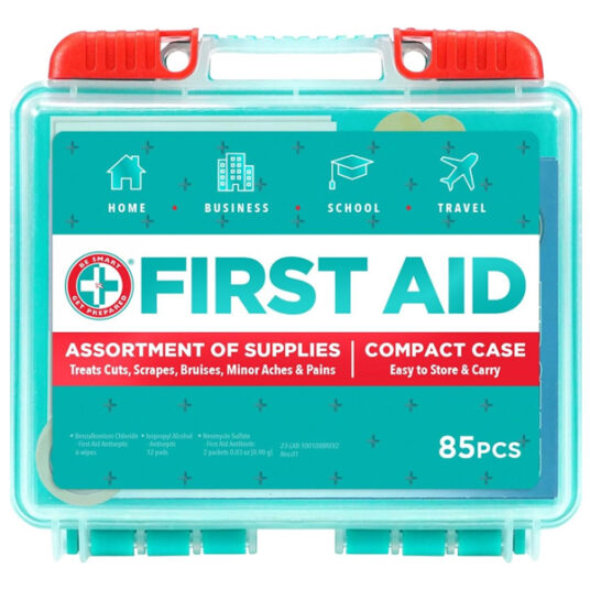 85-piece Be Smart Get Prepared first aid kit for $5