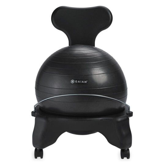 Gaiam classic balance ball chair for $40