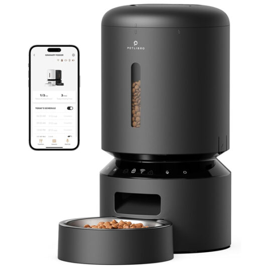 Petlibro automatic pet feeder with 5G and Wi-Fi for $75